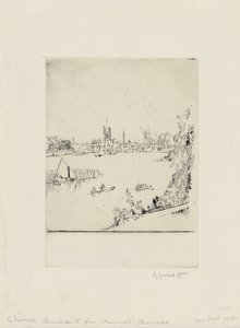 Hammersmith depuis Thamescote, Chiswick Mall