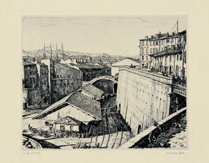 Dépôts ferroviaires, Marseille - David Muirhead Bone