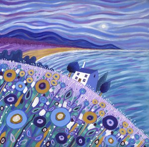 Clifftop Cottage, 2013 (acrylique sur toile)