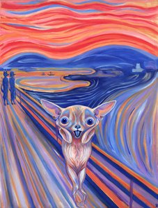 The Yelp after Munch, 2012 (acrylique sur toile)