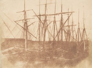 St. Andrews. Navires dans le port - Hill and Adamson