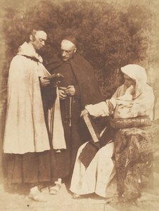 William Borthwick Johnstone, William Leighton Leitch et David Scott en tant que Les Moines de K..., 1843-47 - Hill and Adamson