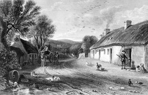 Cottage de Burns, illustration de 