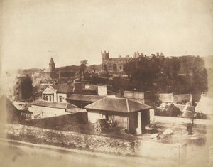 Linlithgow, depuis la gare, avec l