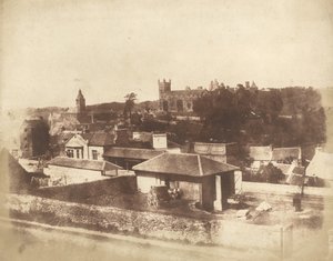 Linlithgow, depuis la gare, avec l
