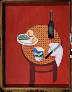 Nature morte rouge - David Petrovich Sterenberg