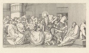 Jérémie devant le temple - David Pièrre Giottino Humbert de Superville