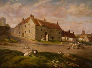 Vieilles maisons de Carr Hill, 1900