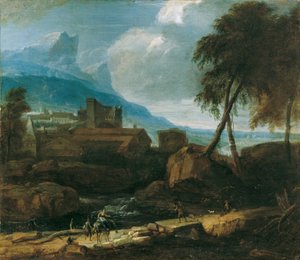 Paysage idéal - David Richter d. Ä.