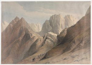 Ascension de la chaîne inférieure du Sinaï