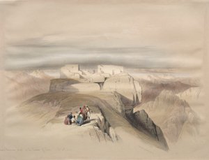 Chapelles chrétienne et mahométane au sommet du Sinaï