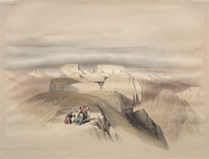 Chapelles chrétienne et mahométane au sommet du Sinaï, 1839