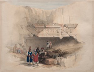 Entrée des Tombeaux des Rois, Jérusalem - David Roberts