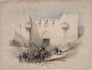 Porte de Damas, Jérusalem - David Roberts