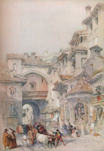 Porte de la Vivarrambla, Grenade, années 1830, 1930 - David Roberts