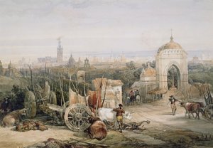 Séville depuis la Cruz del Campo - David Roberts