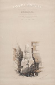 Scène de rue au Caire, en Égypte - David Roberts