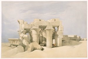 Temple de Sobek et Horus à Kom Ombo, Égypte, 19ème siècle