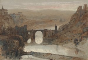 Pont de Tolède, près de Madrid, Espagne - David Roberts