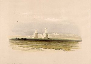 Les Colosses de Memnon, de "Égypte et Nubie", Vol.1