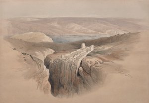 La mer Morte en direction de Moab