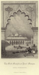 La Moti Musjid à Agra - David Roberts