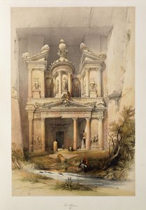 Le Trésor - El Khasne, de la série "La Terre Sainte", 1842-1849 - David Roberts