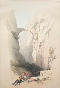 Arc de triomphe traversant le ravin menant à Petra