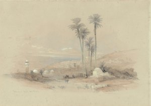 Vue de Jénine, ancienne Jezréel - David Roberts
