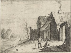 Deux paysans en conversation - David Teniers (II)