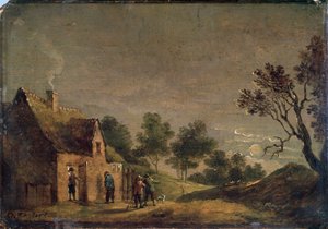 Une taverne la nuit, 17ème siècle - David Teniers the Younger