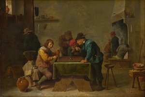 Joueurs de backgammon, vers 1645