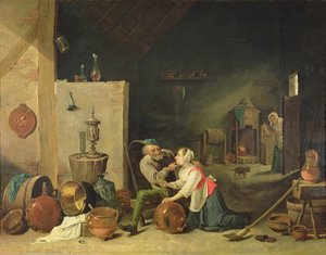 Le vieil homme et le serviteur, 1800