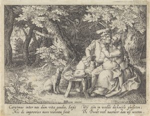 Couple surpris par la mort - David Vinckboons (I)