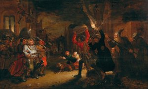 Le combat entre le carnaval et le carême, début 17ème siècle