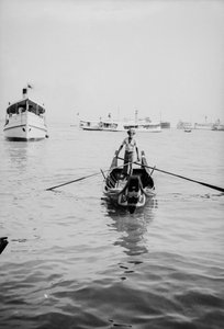 Ramer un sampan à Penang - David Watkin Waters