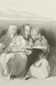 Femmes hébraïques lisant les Écritures à Jérusalem - David Wilkie