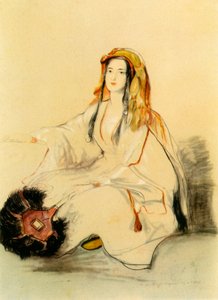 Lady Hester Stanhope en tenue orientale, début du 19e siècle, 1942