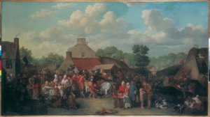 Pitlessie fair - David Wilkie