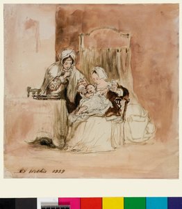 La visite de la grand-mère - David Wilkie