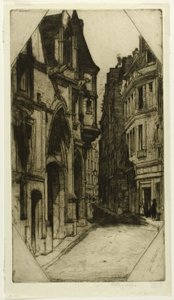 Hôtel de Sens, planche trois de la série Paris