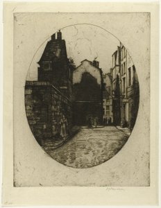 Rue Saint Julien le Pauvre, planche six de la série Paris - David Young Cameron