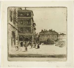 Les Horse Guards, planche quatre de la série London Set