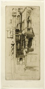 La maison de Tintoret, assiette six du set d
