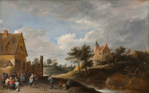 Paysage avec paysans dansant, vers 1645-50 - David Teniers the Younger