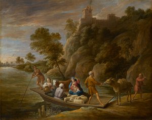 La fuite en Égypte, vers 1660