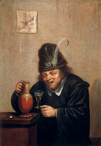 Le buveur - David Teniers the Younger