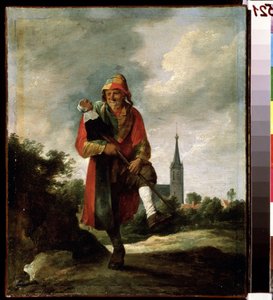 Un idiot - David Teniers the Younger