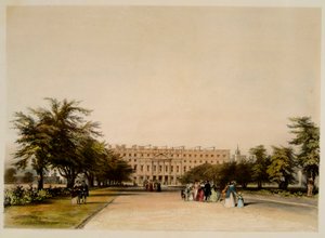 Façade est et grand jardin de la fontaine, Hampton Court