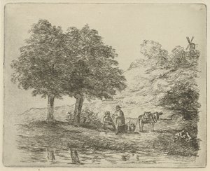 Paysage avec famille - David van der Kellen